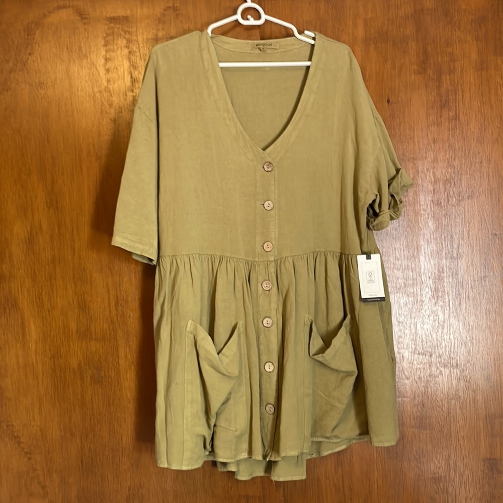 Rip Curl patch pocket dress - NWT